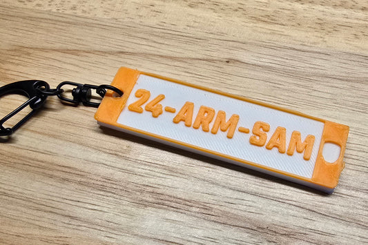 Armagh 2024 All-Ireland Commemorative Car Reg Keyring