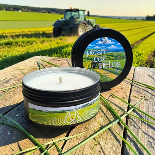 Fresh Cut Fields - Luxury Irish Candle Aureal Aromatics